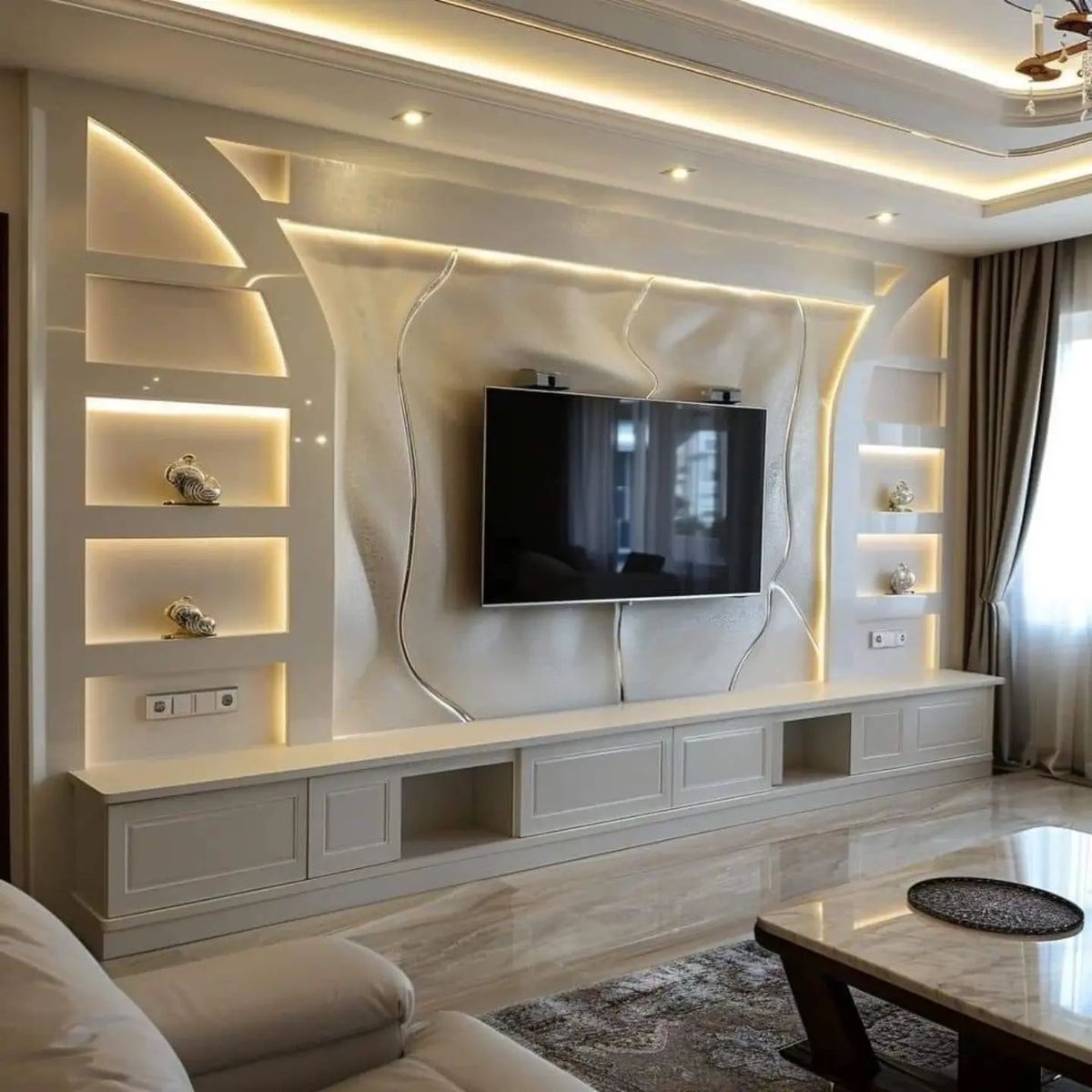 Custom decorative TV frame design Cameroon